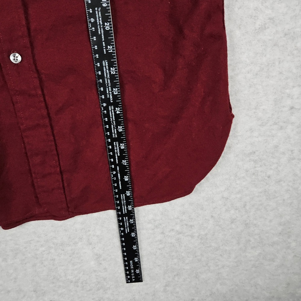 Vintage Pendleton (Men's Large) Burgundy Wool Western Yoke Button Shirt USA Made - Picture 8 of 8